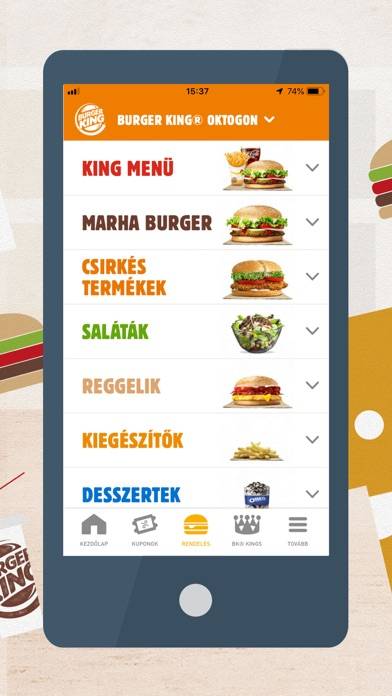 BURGER KING Magyarország App-Screenshot #3