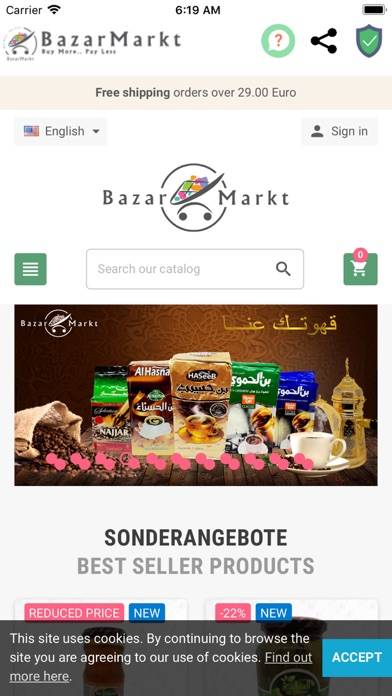 Bazarmarkt App-Screenshot #1