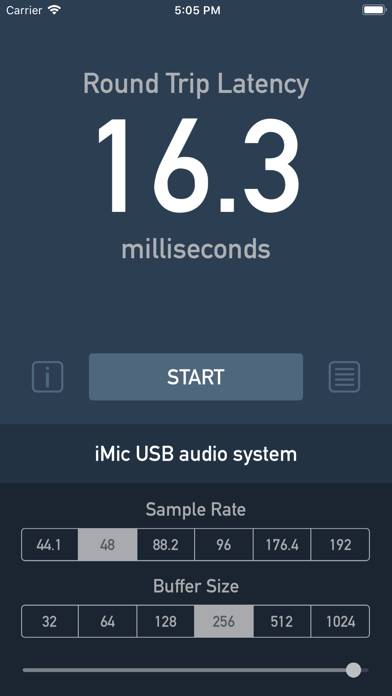 Round Trip Latency Meter App screenshot #1
