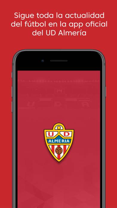 UD Almería Captura de pantalla de la aplicación