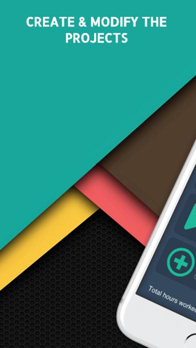 Projects Time Tracker Captura de pantalla de la aplicación