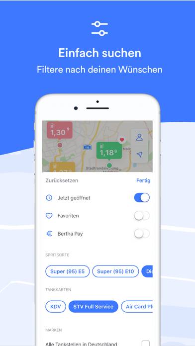 Bertha App-Screenshot