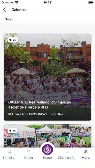 Real Valladolid CF Official Captura de pantalla de la aplicación #3