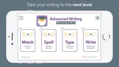 Advanced Writing Therapy App screenshot