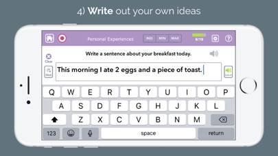 Advanced Writing Therapy App screenshot