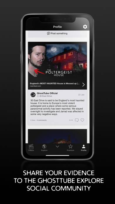 GhostTube App screenshot