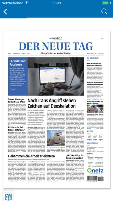Oberpfalz Medien E-Paper App screenshot #3
