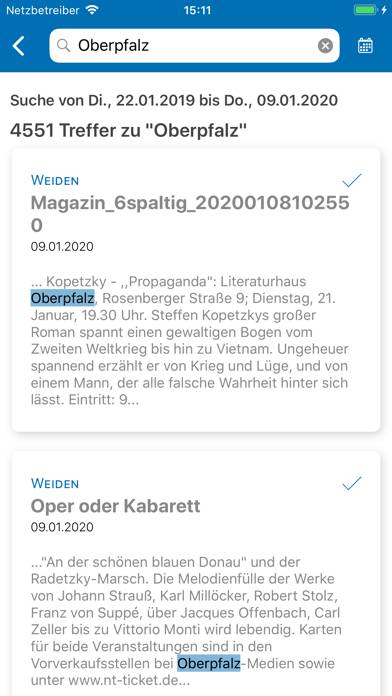 Oberpfalz Medien E-Paper App screenshot #6