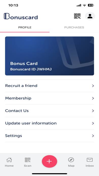 Bonuscard App skärmdump #3