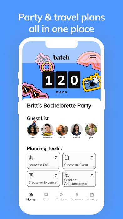 Batch: Let’s Party App screenshot #1