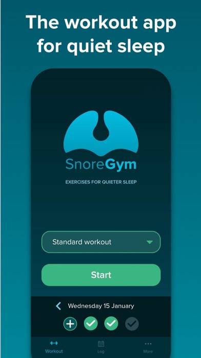 SnoreGym : Reduce Your Snoring Schermata dell'app #6