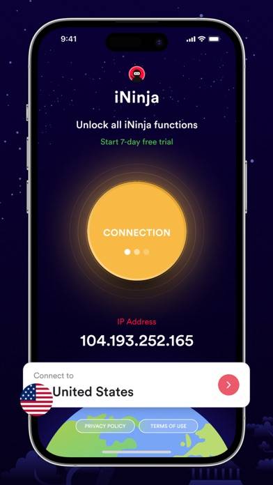 VPN iNinja - Fast & Unlimited screenshot