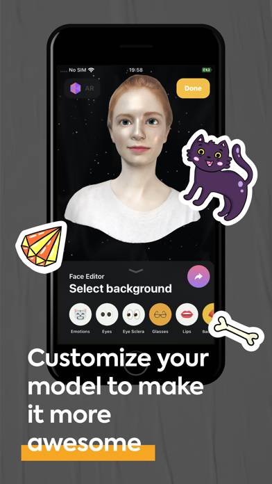 FaceHero 3D Stickers and Masks Schermata dell'app #5