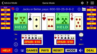 Play Perfect Video Poker Pro plus App screenshot #3