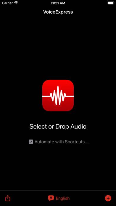 VoiceExpress: Audio to Text App-Screenshot #1