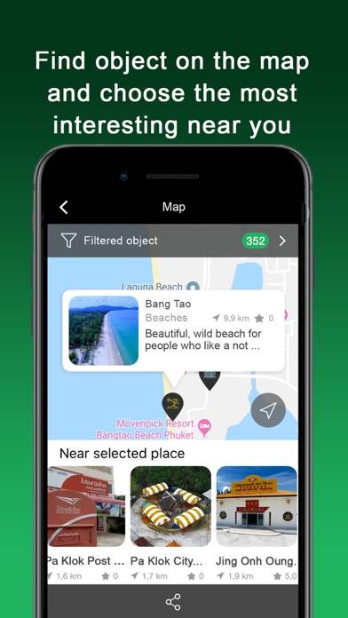 Phuket ON: map, routes, dating Скриншот приложения #2