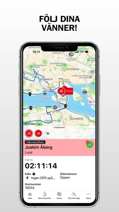 Adidas Stockholm Halvmaraton App skärmdump