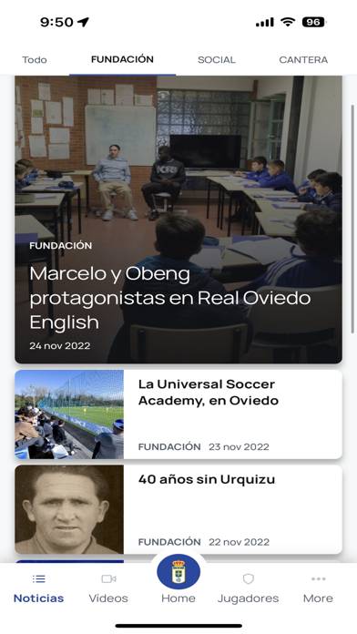Real Oviedo Captura de pantalla de la aplicación #2