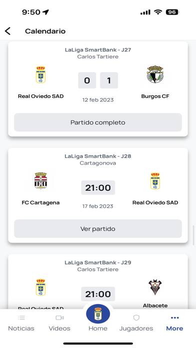 Real Oviedo Captura de pantalla de la aplicación #6
