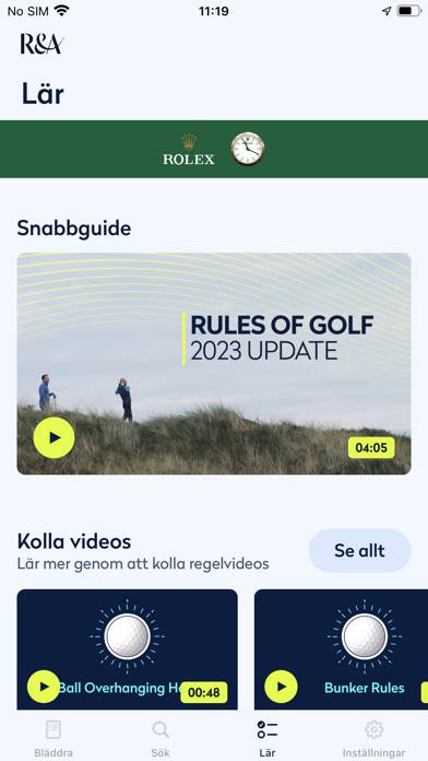 Reglas de Golf 2023 App-Screenshot #2