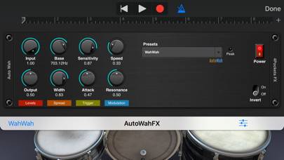Auto Wah AUv3 Plugin Captura de pantalla de la aplicación