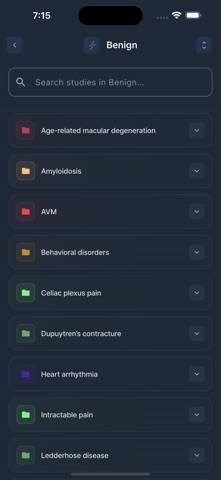 Rad Onc Tables App-Screenshot