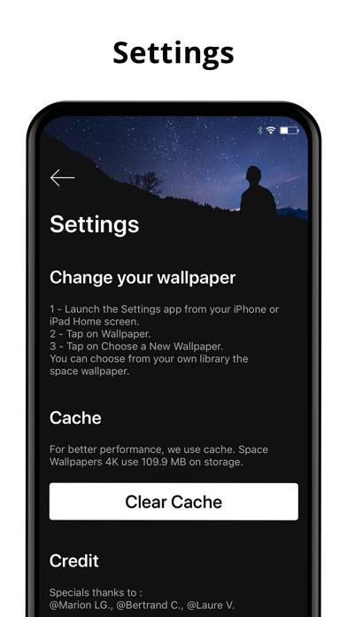 Space WallPapers 4K Captura de pantalla de la aplicación #5