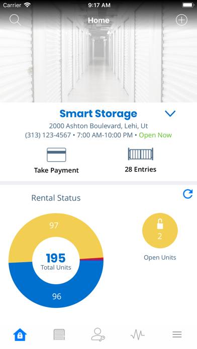 Green Storage Access by Nokē App screenshot