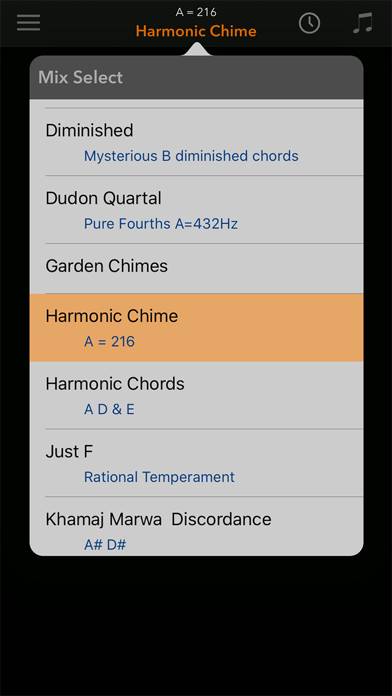 HarmonicChimes Captura de pantalla de la aplicación #2