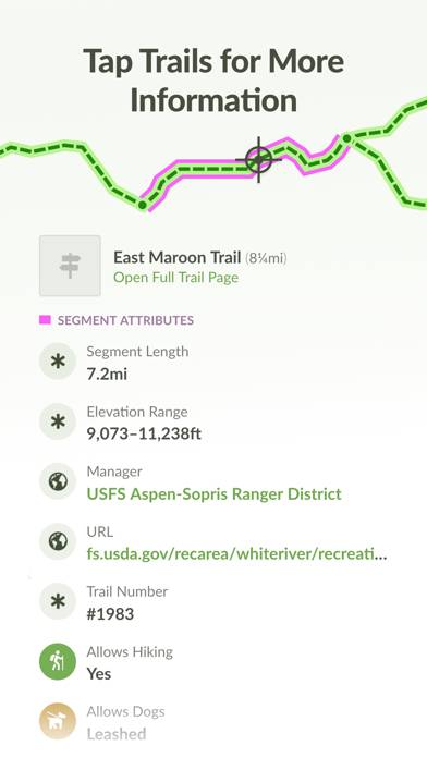 Colorado Trail Explorer App screenshot