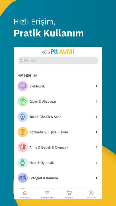 PttAVM Uygulama ekran görüntüsü #2
