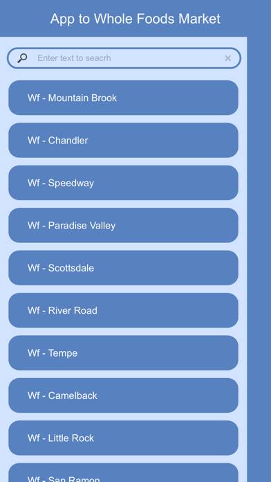 App to Whole Foods Market Captura de pantalla de la aplicación #2