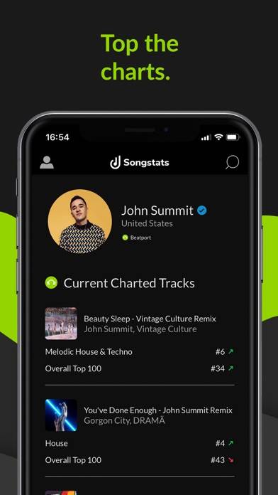 Songstats: Music Analytics Captura de pantalla de la aplicación #5