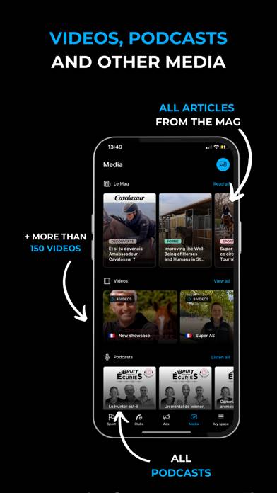 Horse Republic Mobile App Capture d'écran de l'application #5