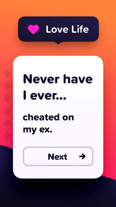 Never Have I Ever: Dirty Game Captura de pantalla de la aplicación #2