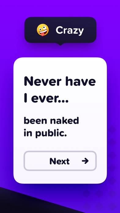 Never Have I Ever: Dirty Game Schermata dell'app #3