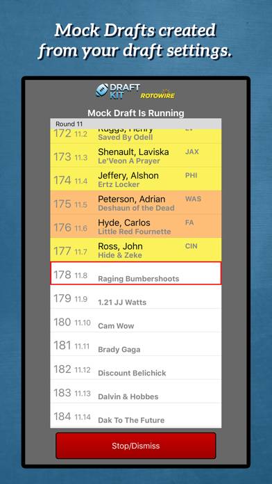 Fantasy Football Draft Kit '20 App screenshot #3