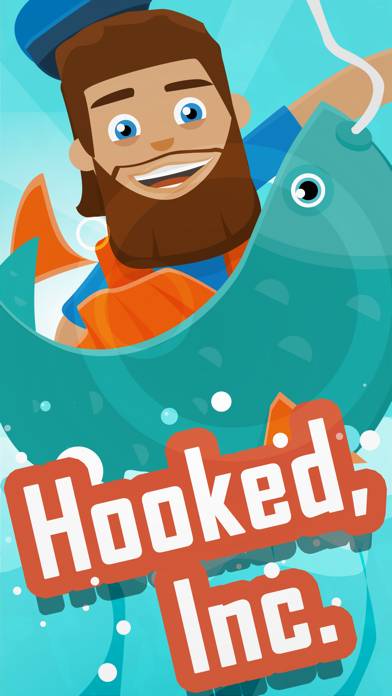 Hooked Inc: Fishing Games Скриншот приложения #1