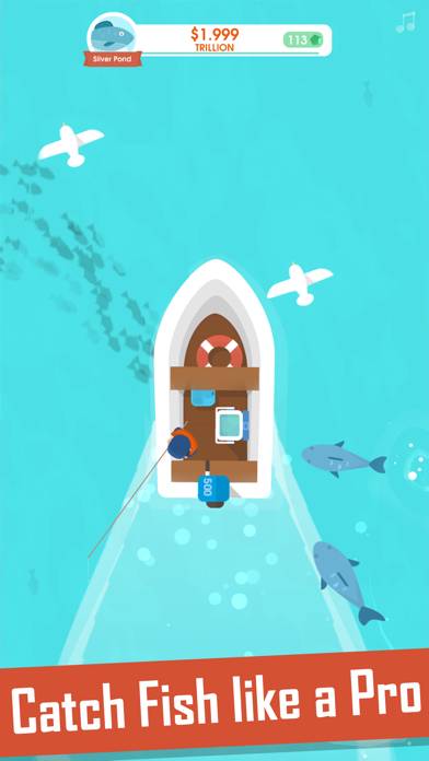 Hooked Inc: Fishing Games Uygulama ekran görüntüsü #2