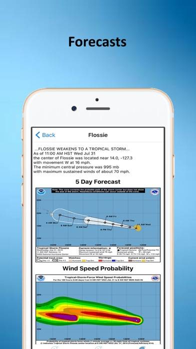 Tropical Hurricane Tracker Capture d'écran de l'application #3
