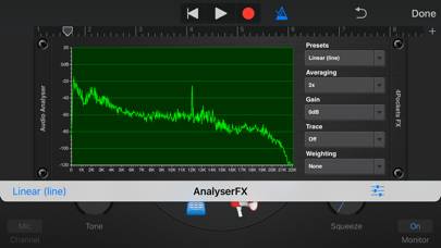 Analyser & Tuner AUv3 Plugin Schermata dell'app #3