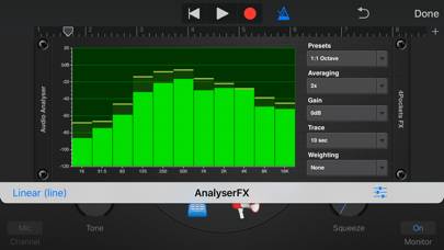 Analyser & Tuner AUv3 Plugin Schermata dell'app #4