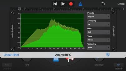 Analyser & Tuner AUv3 Plugin Schermata dell'app #6