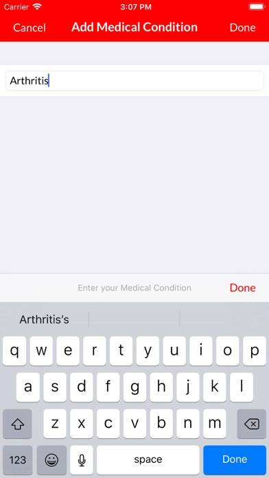 My Emergency Medical Info App screenshot #4