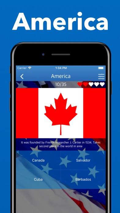 Flags of the world Скриншот приложения #5