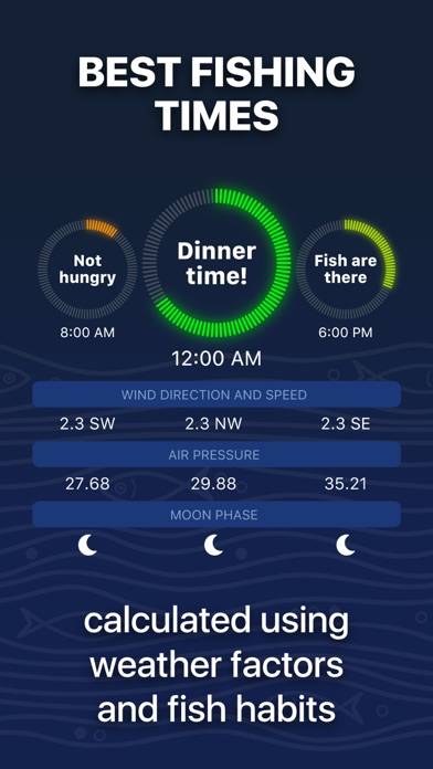 Fishing Forecast Скриншот приложения #1