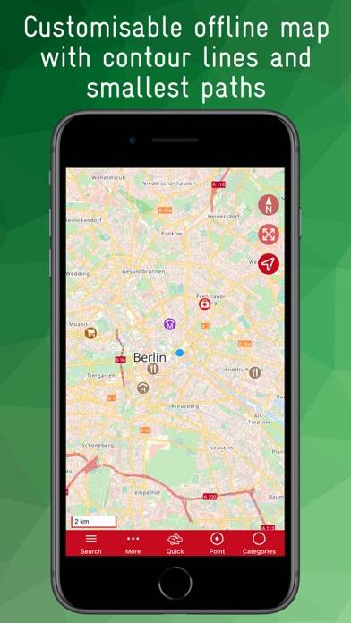 Berlin & Potsdam Offline Map App screenshot #1