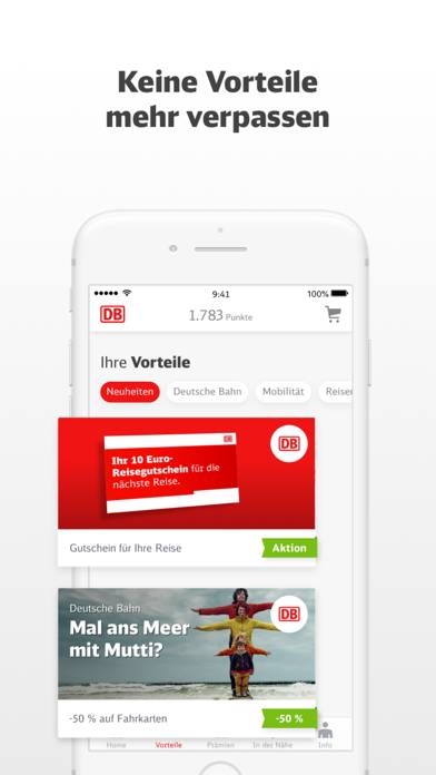 BahnBonus App-Screenshot #2