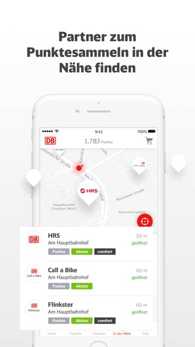 BahnBonus App-Screenshot #4