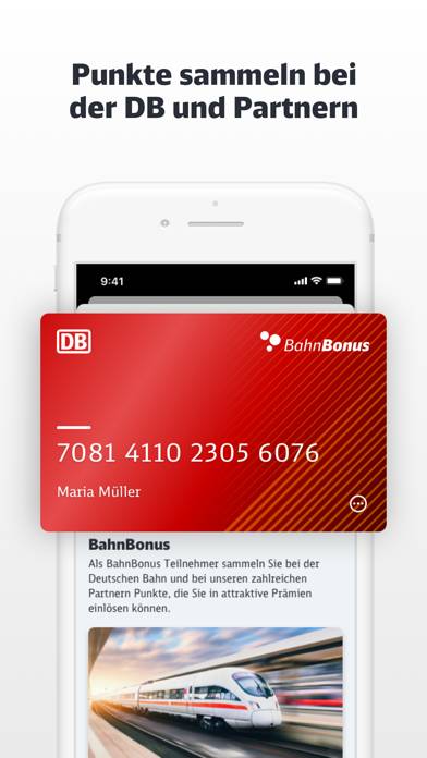 BahnBonus App screenshot